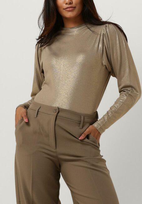 Bruine SUMMUM Tops & T-shirts T-SHIRT METALLIC COATED JERSEY - large