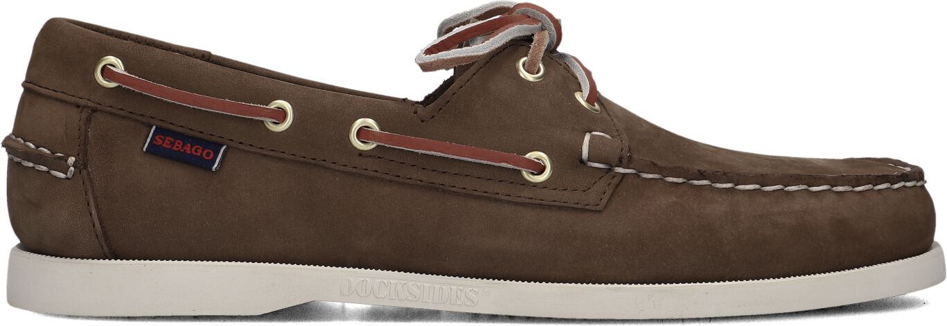 Sebago Veterschoenen
Heren Docksides, Maat: 47, Materiaal: Nubuck, Kleur: Bruin afbeelding