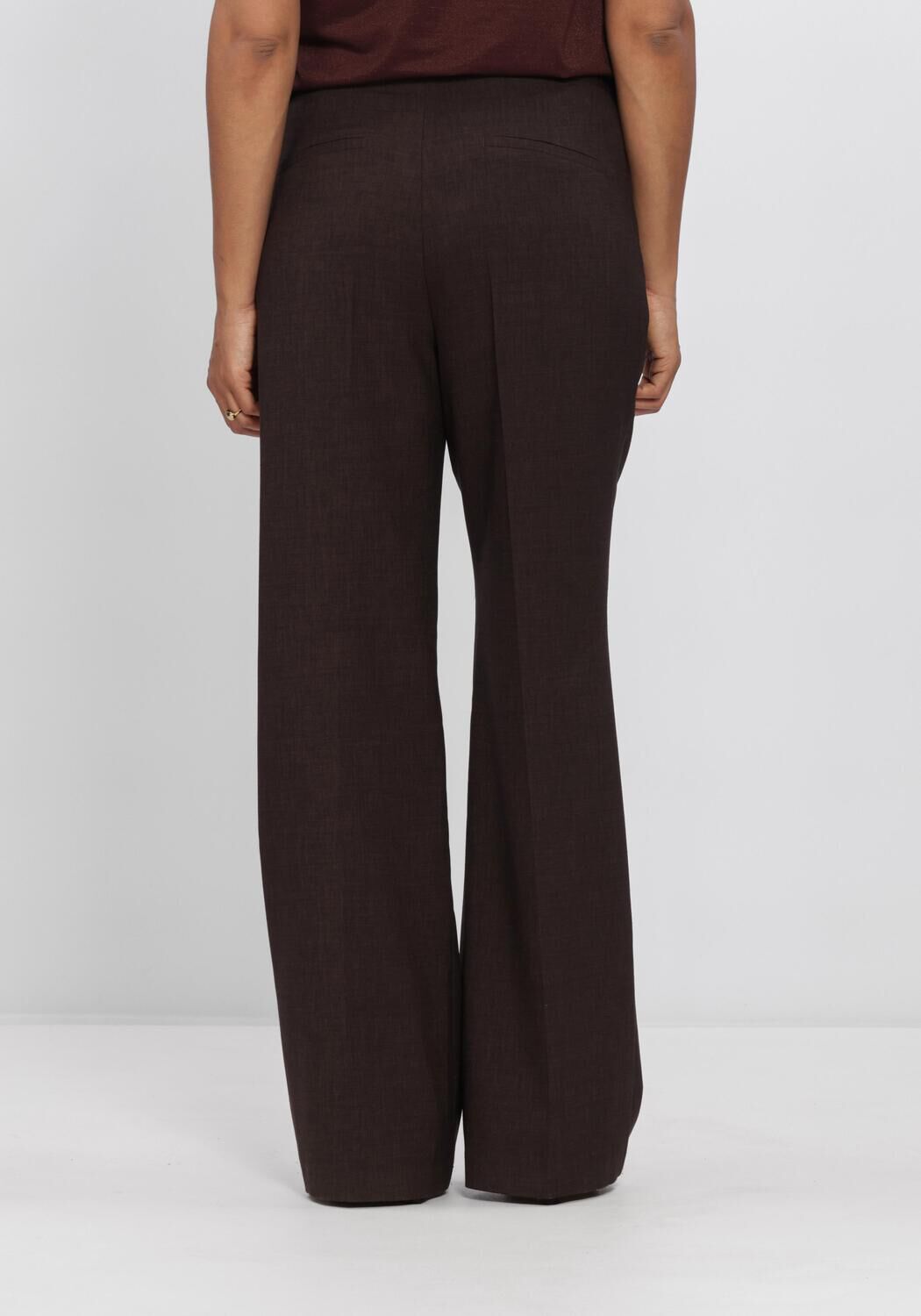 Bruine AIMEE THE LABEL Broeken OCEANW6 TROUSERS - large