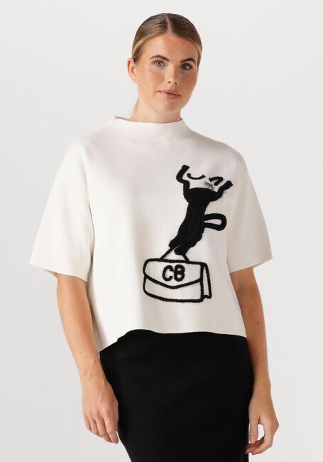 Witte CAROLINE BISS Trui 4244 - large