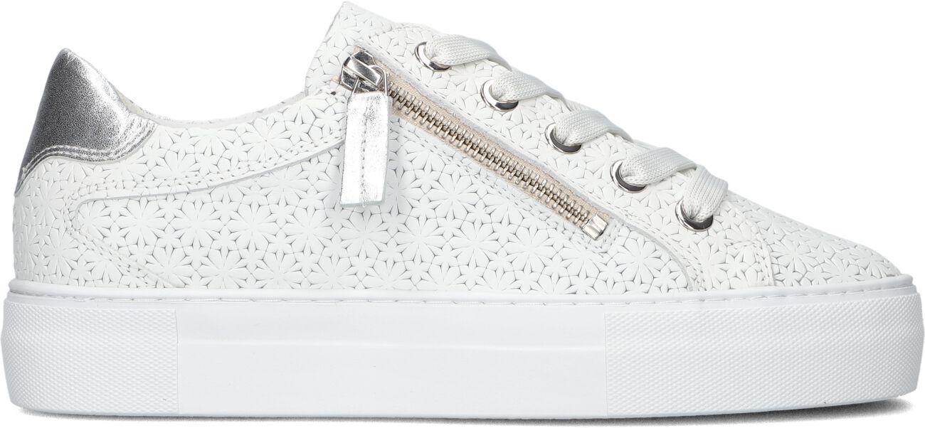 Mace Lage Sneakers Dames M3102, Maat: 37, Materiaal: Leer, Kleur: Wit