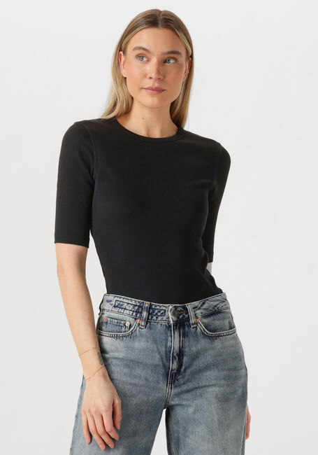 Zwarte DRYKORN T-shirt SELAY - large