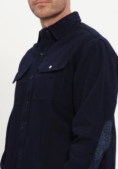 Donkerblauwe DENHAM Overshirt CLASSIC OVERSHIRT - large