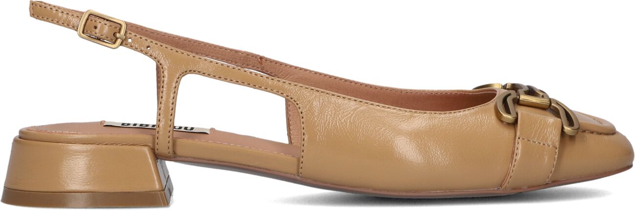 Bibi Lou Slingbacks Dames 545z45, Maat: 37, Materiaal: Leer, Kleur: Camel