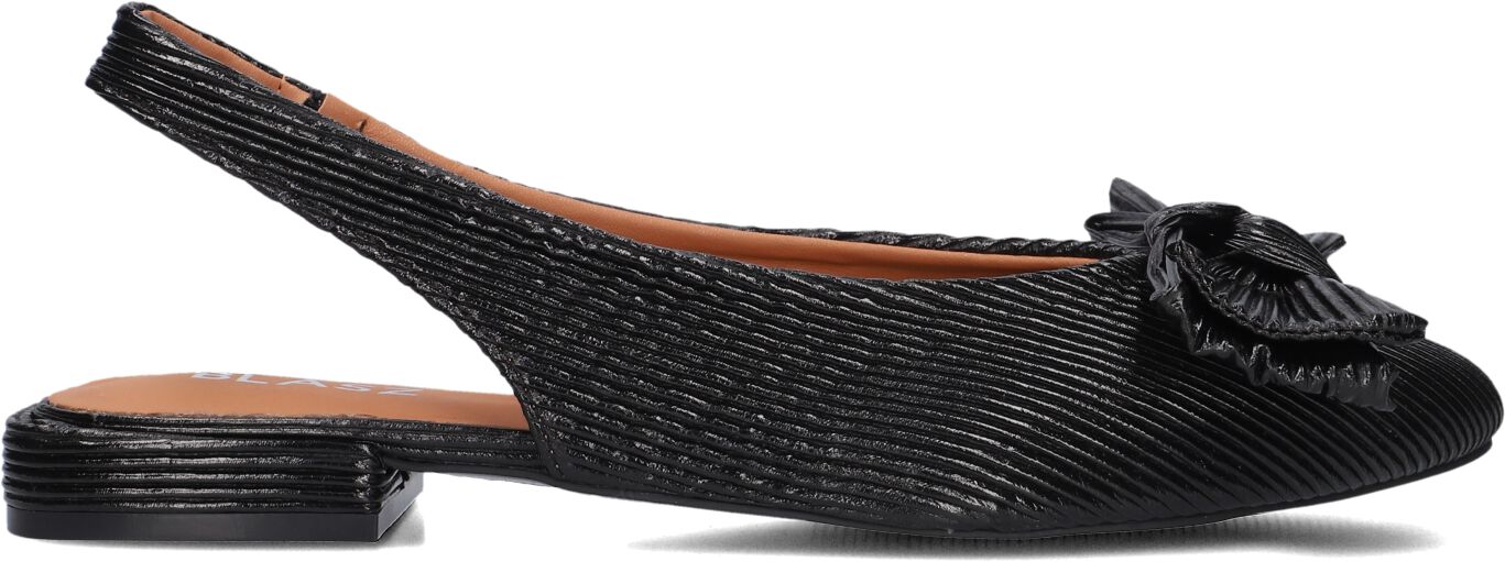 Blasz Slingbacks Dames L15593, Maat: 36, Materiaal: Velvet, Kleur: Zwart
