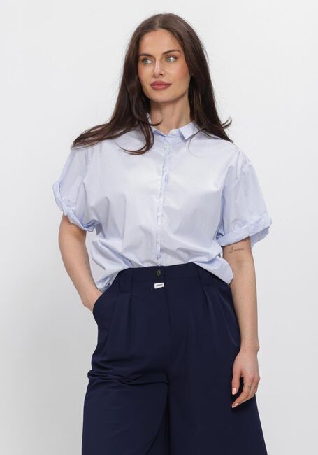 Blauwe PENN & INK Blouses BLOUSE STRIPE - large