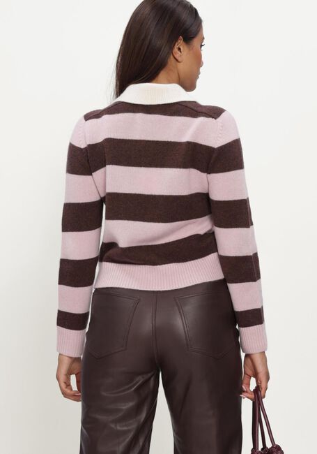 Roze KUJTEN Trui ROYCE STRIPE - large