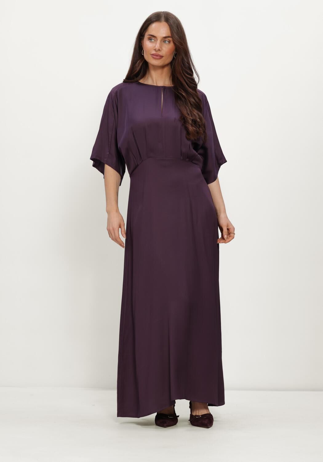 Paarse COPENHAGEN MUSE Maxi jurk CMVERA-DRESS - large
