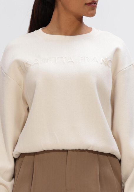 Creme ELISABETTA FRANCHI Sweater MK70Q61E2 - large