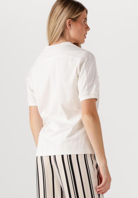 Witte ANINE BING T-shirt JAYLIN TEE MONOGRAM - large