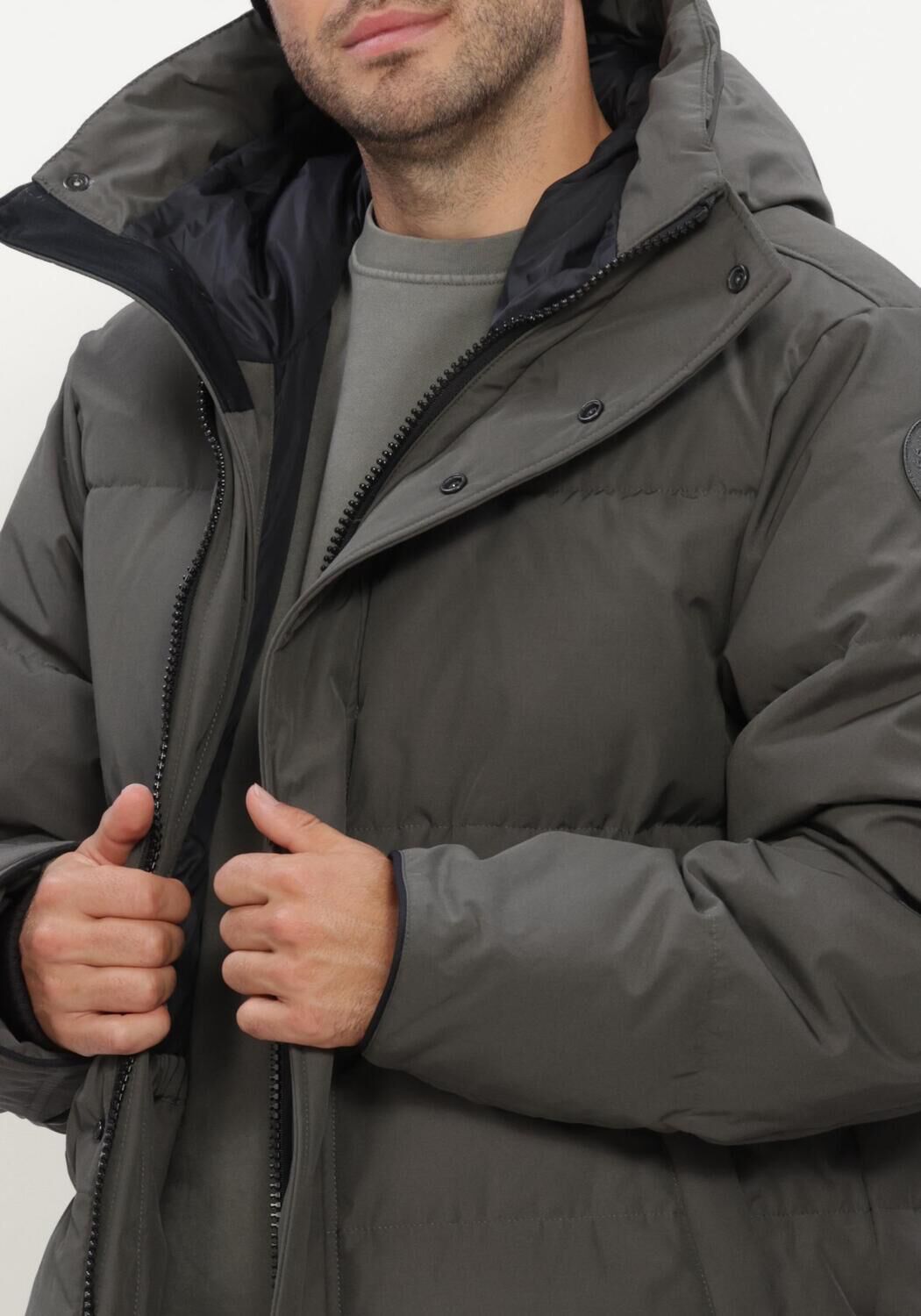 Donkergroene CANADA GOOSE Parka's SEYMOUR PARKA-TD - large