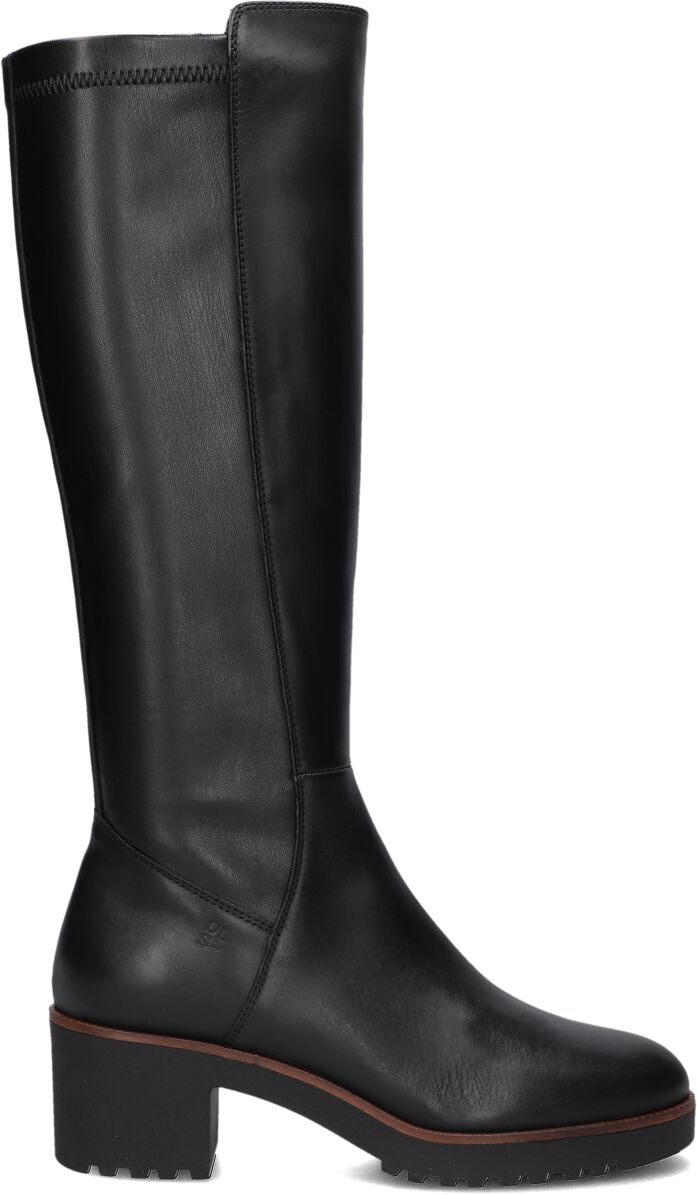 DL Sport Hoge Laarzen Dames 6413, Maat: 39, Materiaal: Leer, Kleur: Zwart