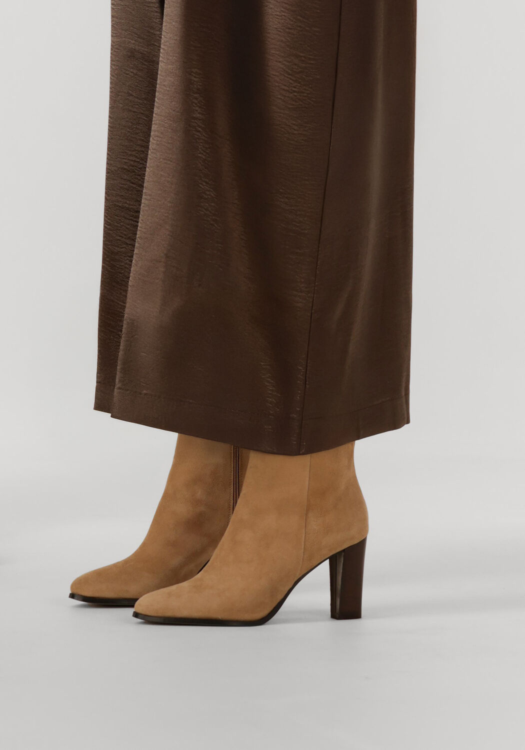 Beige NOTRE-V Enkellaarsjes 97436 - large