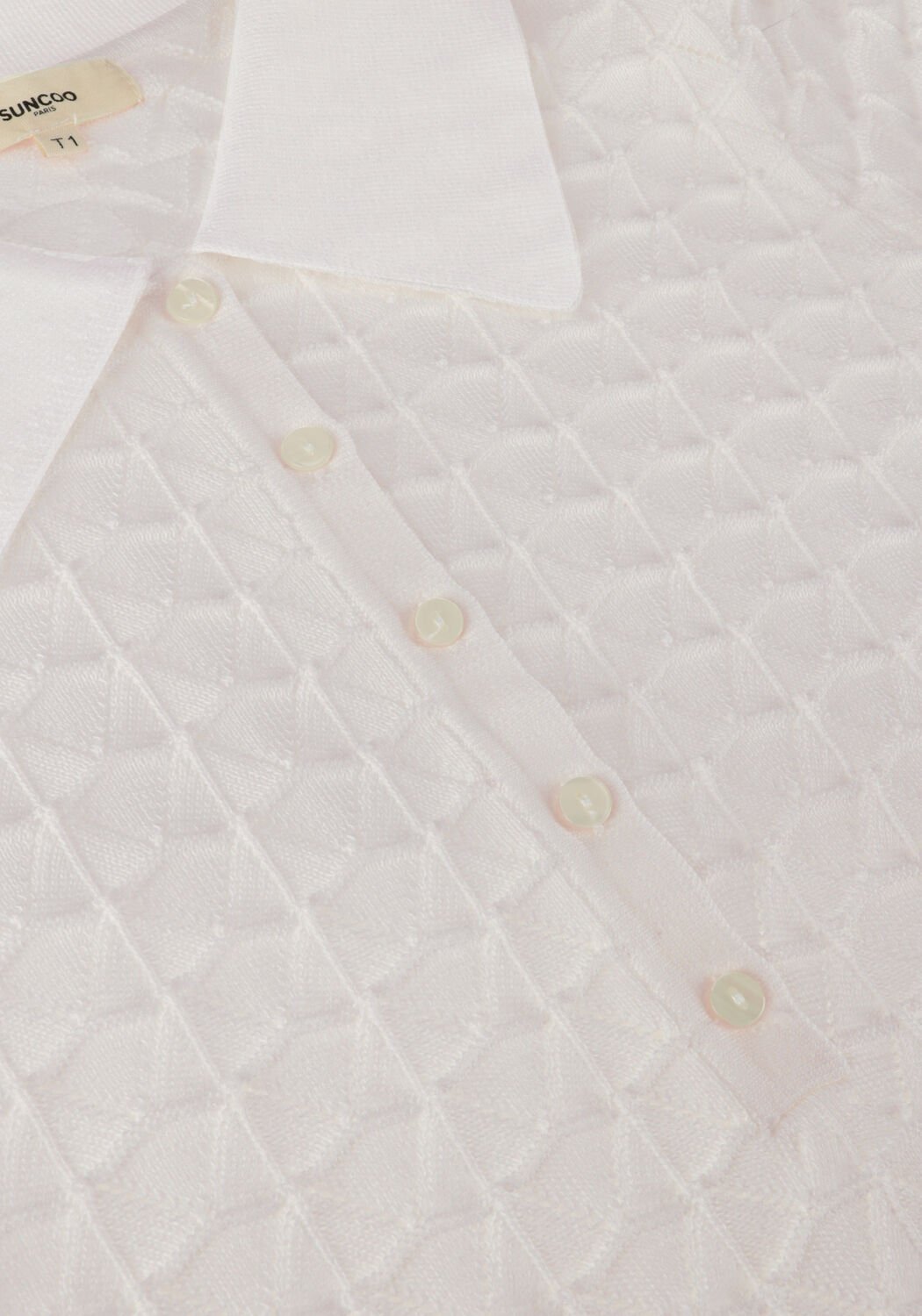 Ecru SUNCOO Polo PHILOME - large