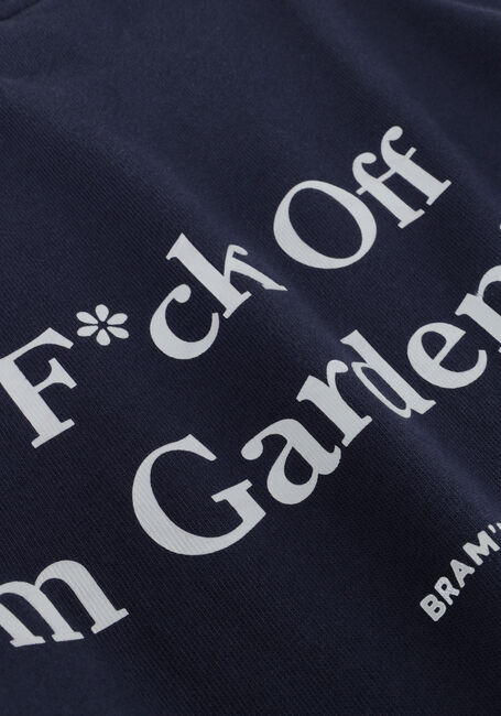 Donkerblauwe BRAM'S FRUIT T-shirt F*CK OFF TSHIRT - large