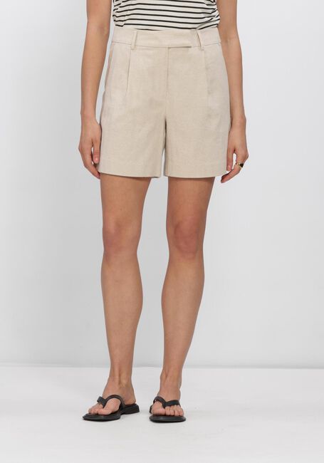 Beige CO'COUTURE Broeken LEENACC LINEN PLEAT SHORTS - large