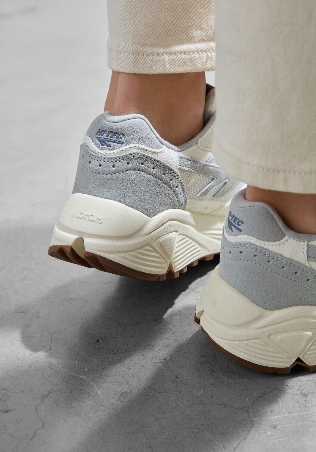 Grijze HI-TEC Lage sneakers HTS SHADOW RGS D - large