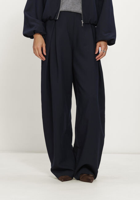 Donkerblauwe LINA LOCCHI Wijde broek LL-BERYL - large