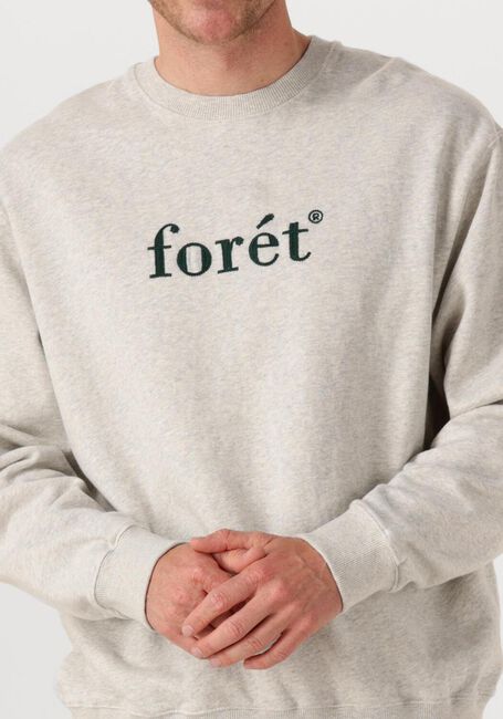 Lichtgrijze FORÉT Sweater BOAT SWEATSHIRT - large
