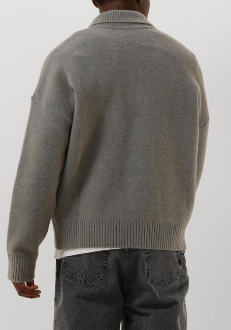 Grijze AMI PARIS Trui UPL408 NUAGE - large