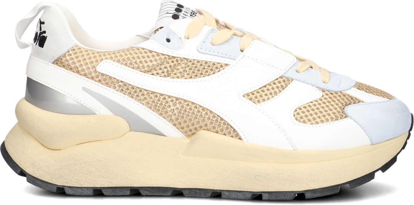 Diadora Lage Sneakers Dames Mesh Runner, Maat: 38, Materiaal: Leer, Kleur: Goud