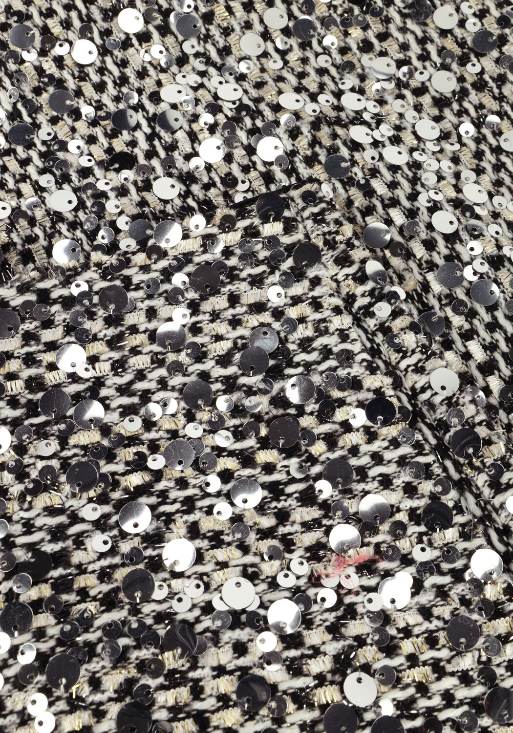 Zwarte CO'COUTURE Minirok BOUCLE CC SEQUIN MINI SKIRT - large