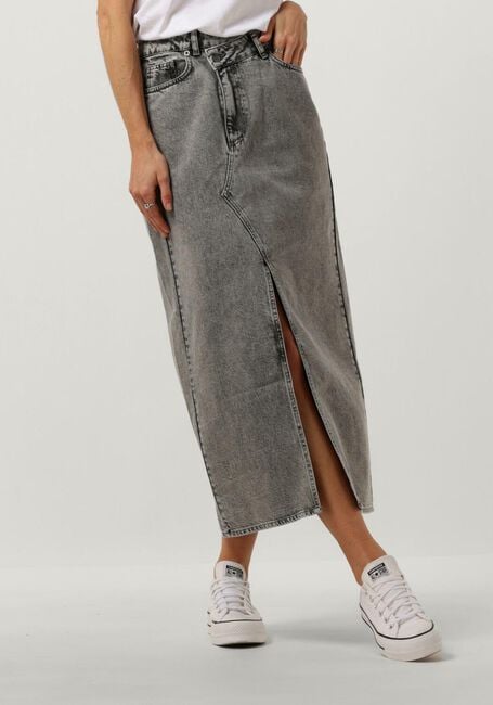 Grijze CO'COUTURE Maxirok VIKA ASYM SLIT SKIRT - large