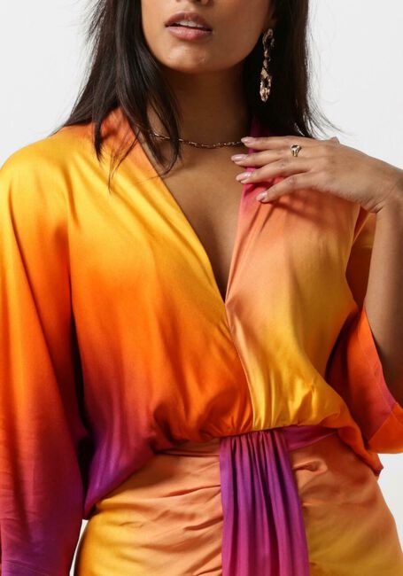 Oranje JANICE Midi jurk JESSE - large