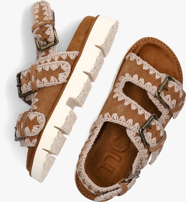 Cognac MOU Platte sandalen NEW BIO 02 Cognac MOU Platte sandalen NEW BIO 02 - large