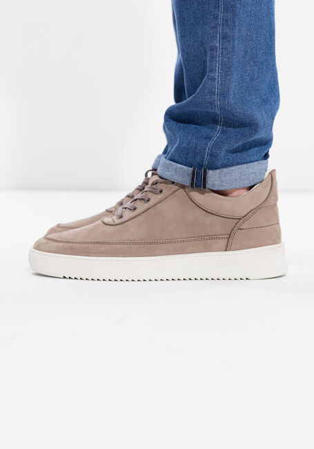 Taupe FILLING PIECES Lage sneakers LOW TOP NUBUCK - large