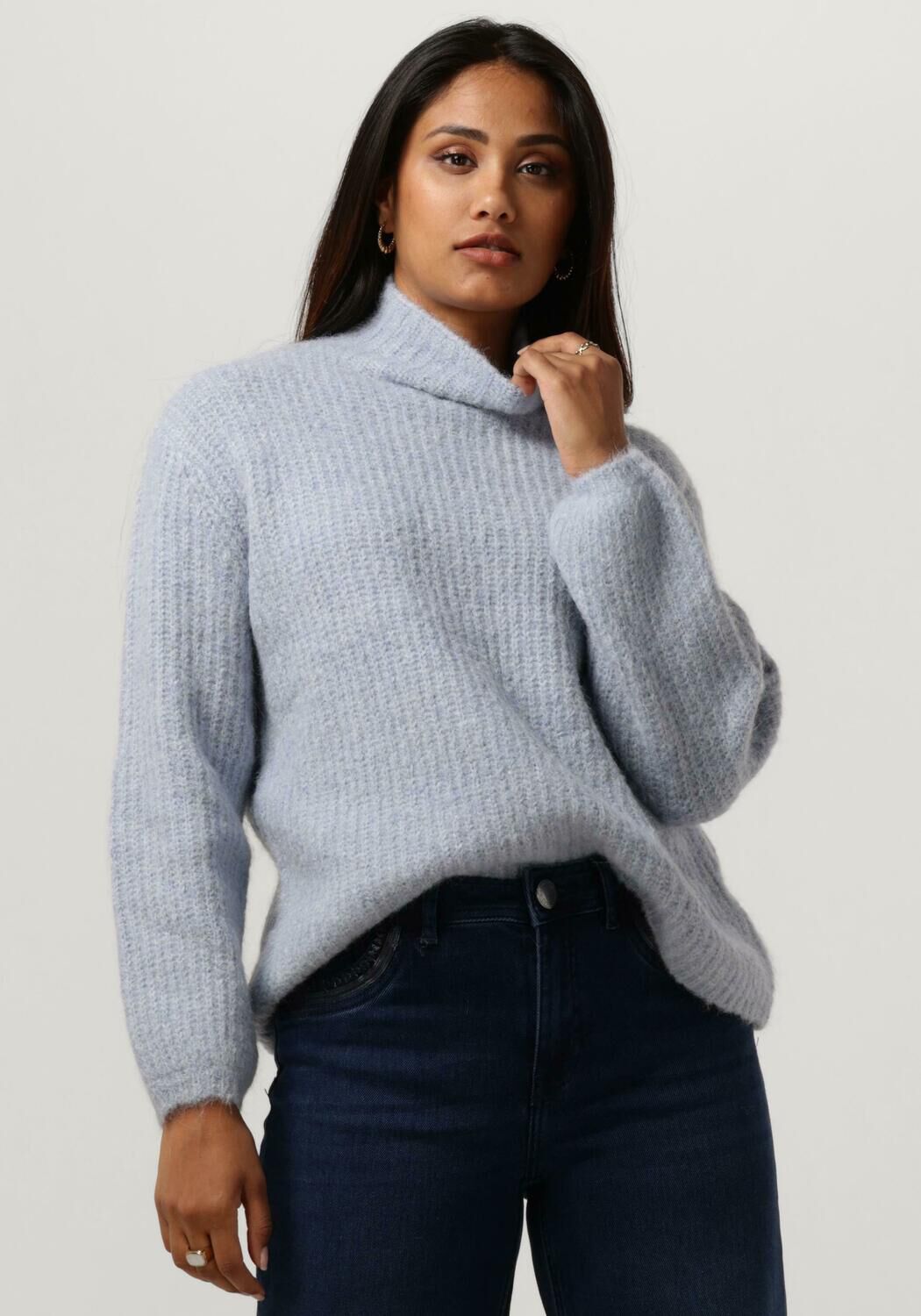 Bruuns Bazaar Trui Dames Syringa Rika Knit, Maat: XL, Kleur: Lichtblauw