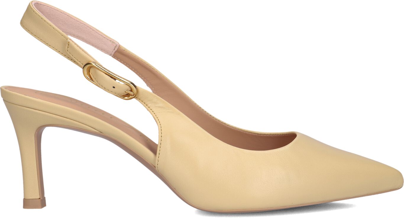 Unisa Slingbacks Dames Lanz, Maat: 40, Materiaal: Leer, Kleur: Butter yellow afbeelding 1