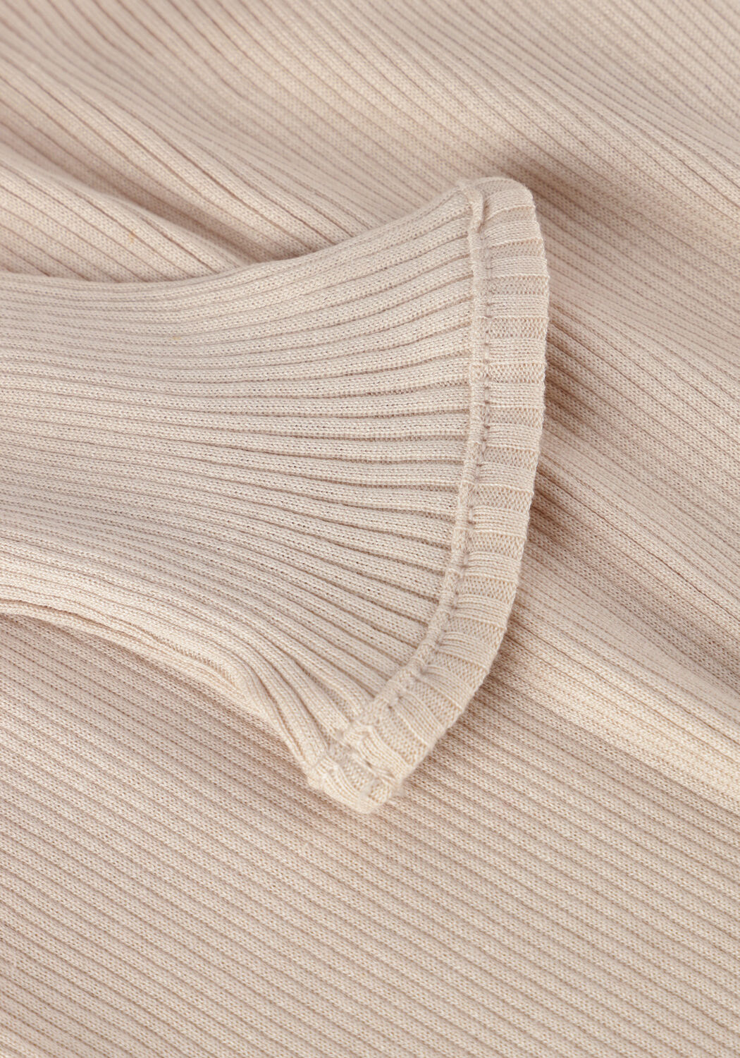 Beige ROSEMUNDE Coltrui SILK T-SHIRT W/ ROLLER NECK - large