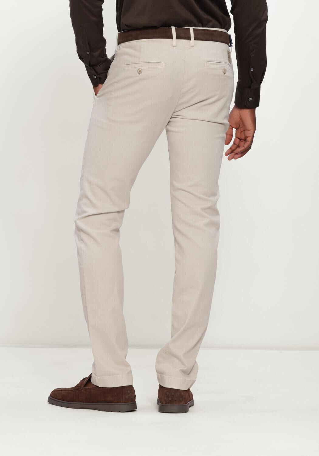 Grijze JACOB COHEN Chino PANTALONE SLIM FIT BOBBY - large