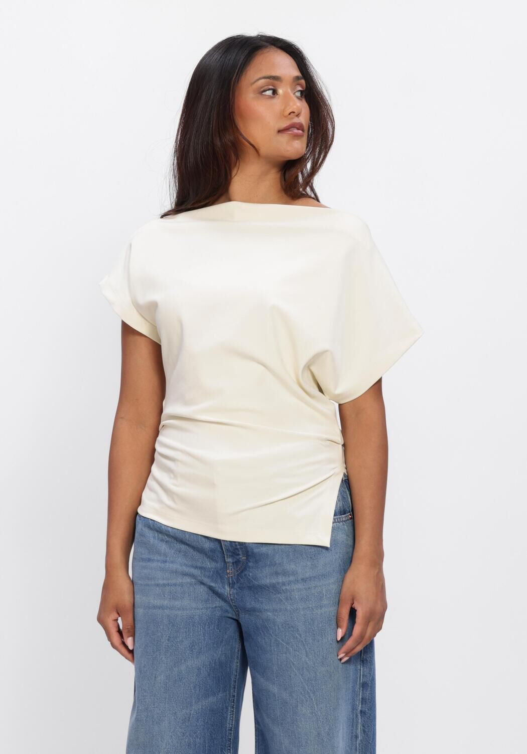 Creme CLOSED Tops & T-shirts OFF SHOULDER TOP - large