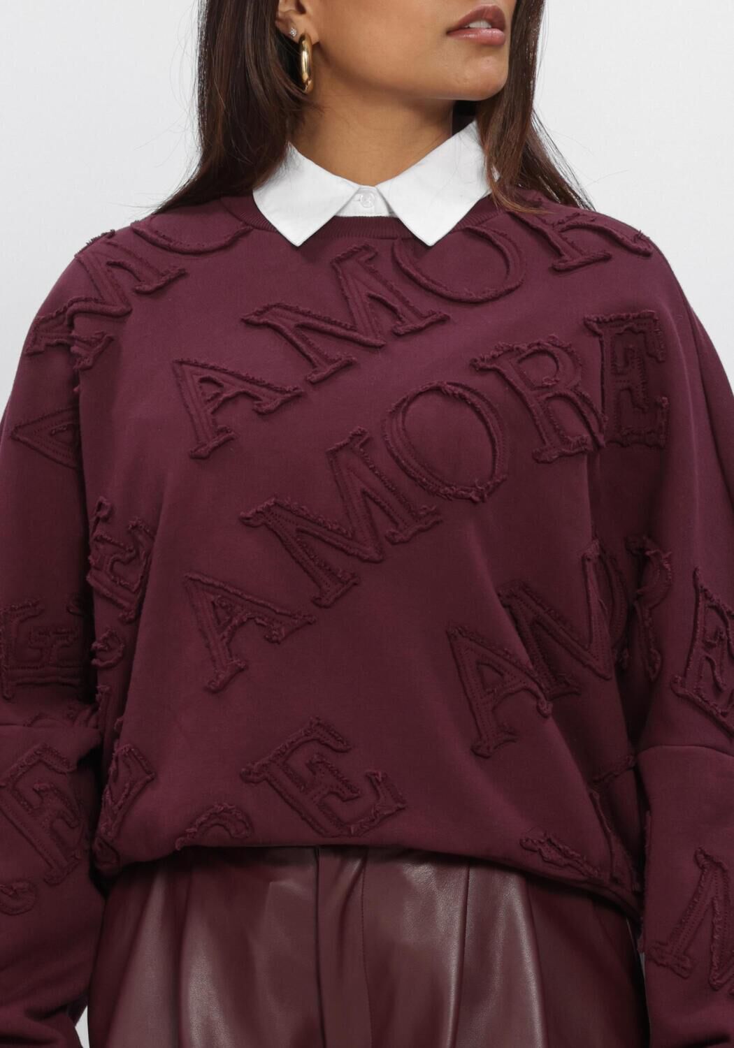Bordeaux AMAYA AMSTERDAM Sweater AMOUR SWEATER - large