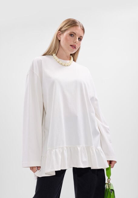 Gebroken wit STIEGLITZ Top BRISA SKATE LONGSLEEVE - large
