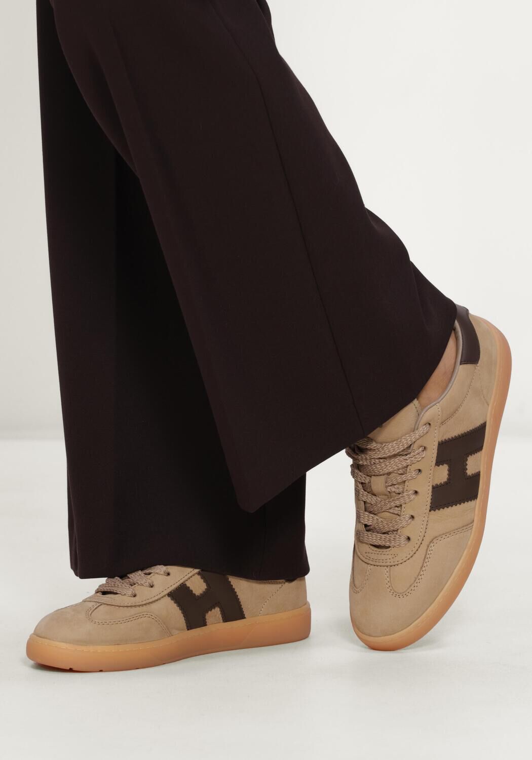 Camel HOGAN Lage sneakers COOL ALLACCIATO H - large