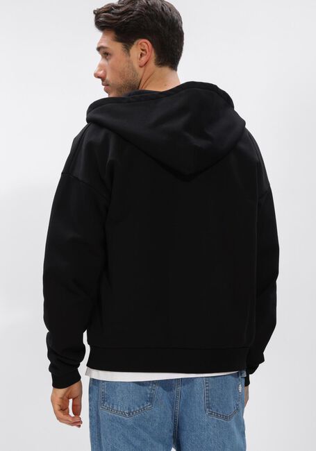 Zwarte FLANEUR Vest SOUNDS GOOD ZIP-UP - large