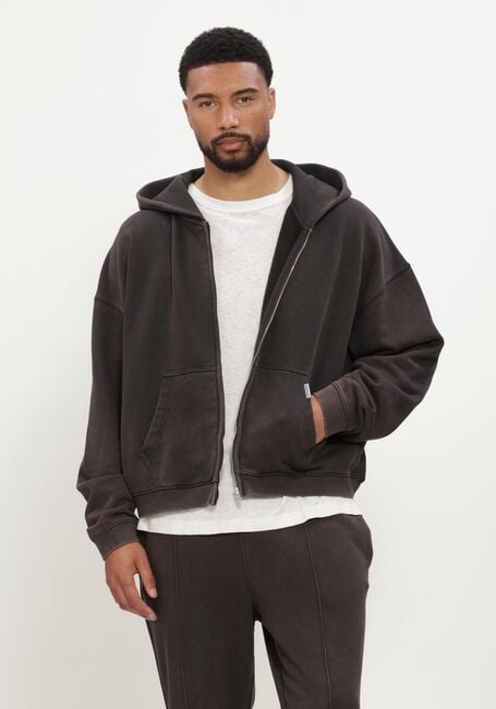 Antraciet REPRESENT Sweater INITIAL BOXY OVERSIZED ZIP HOODIE - large
