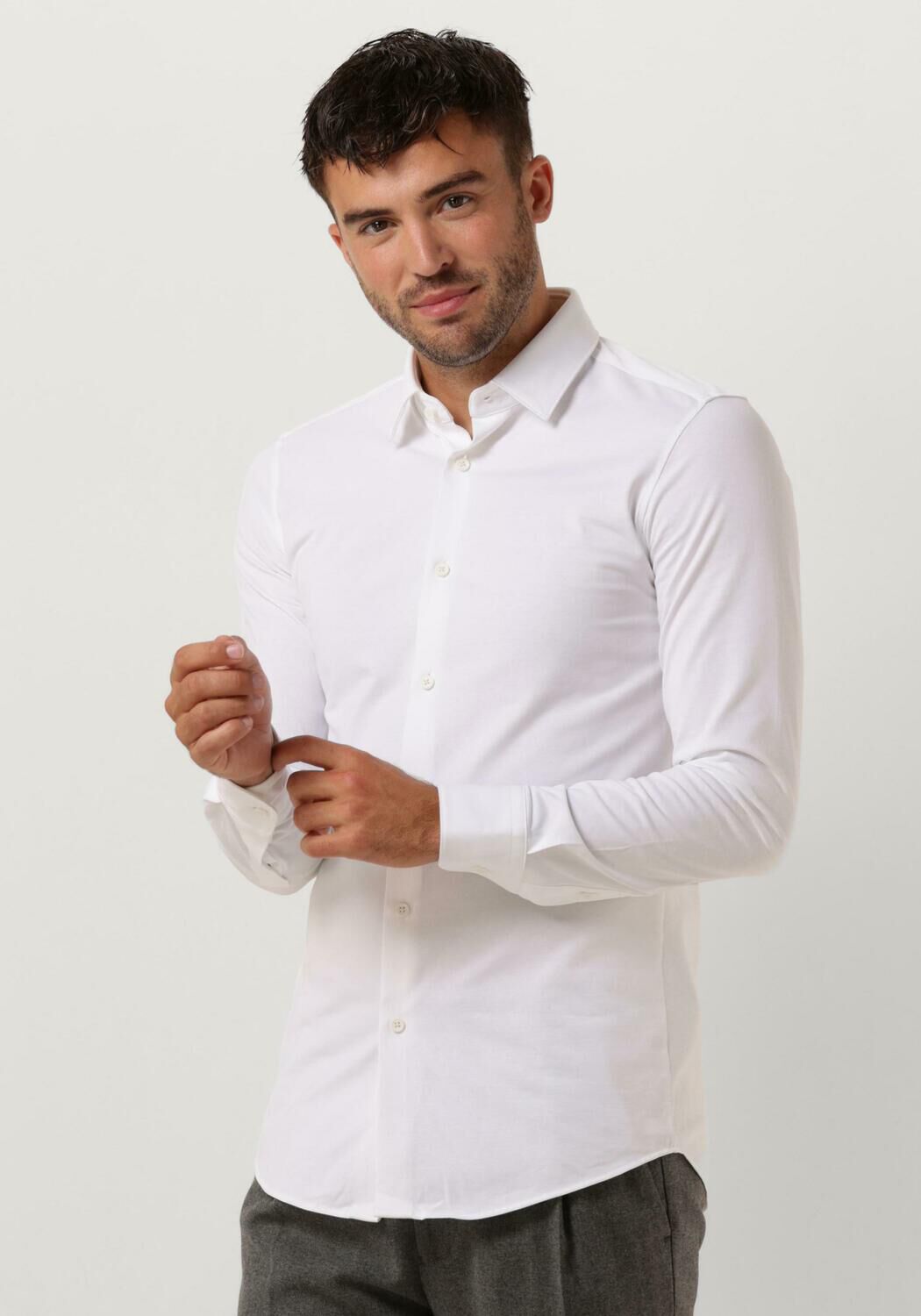 Boss Black Business Overhemd Heren P-hank-s-kent-c1-222, Maat: 39, Kleur: Wit