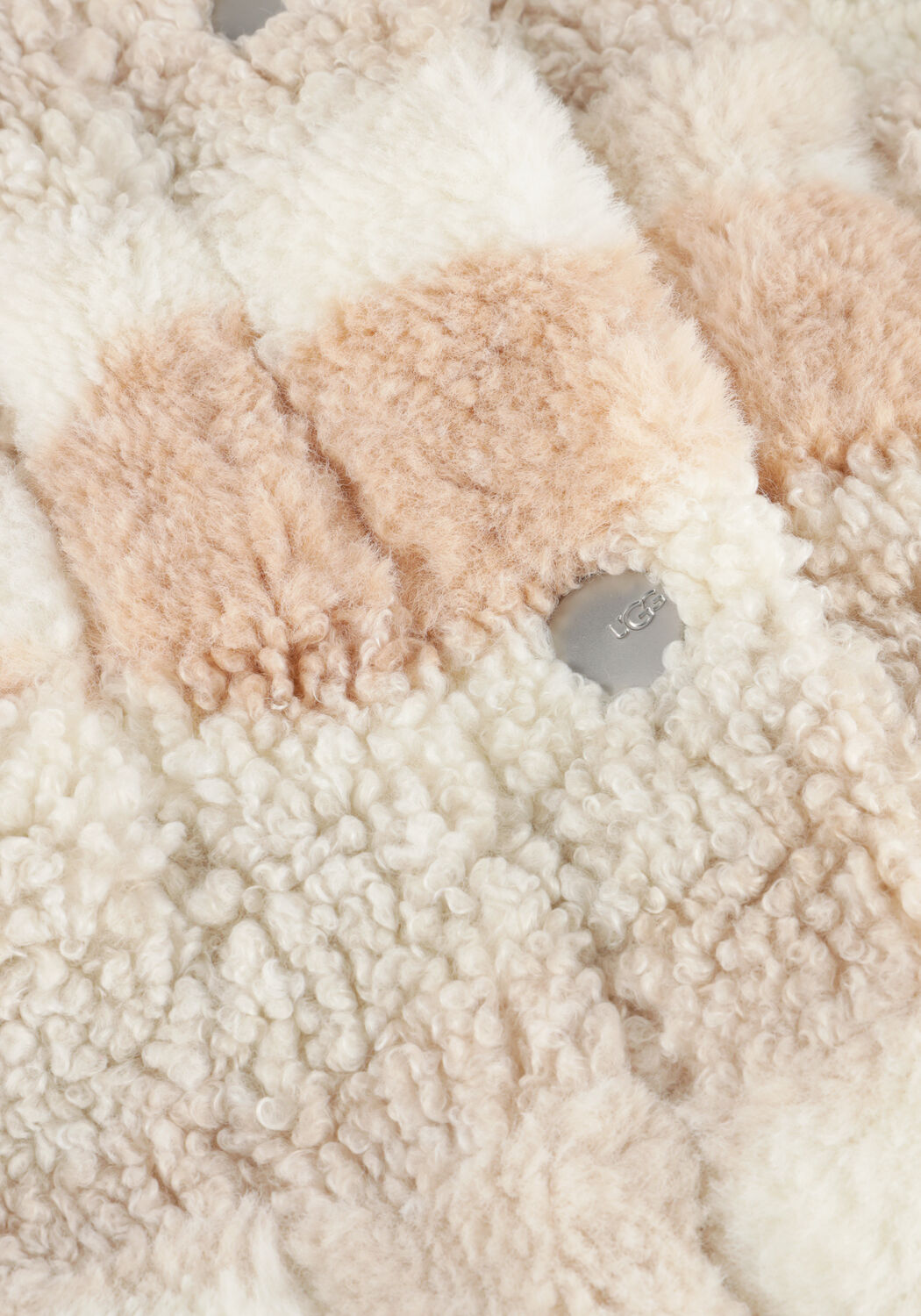 Camel UGG Jassen FRANKIE UGGFLUFF JACKET TOPA - large