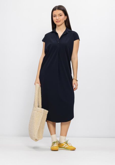 Donkerblauwe PENN & INK Midi jurk DRESS - large