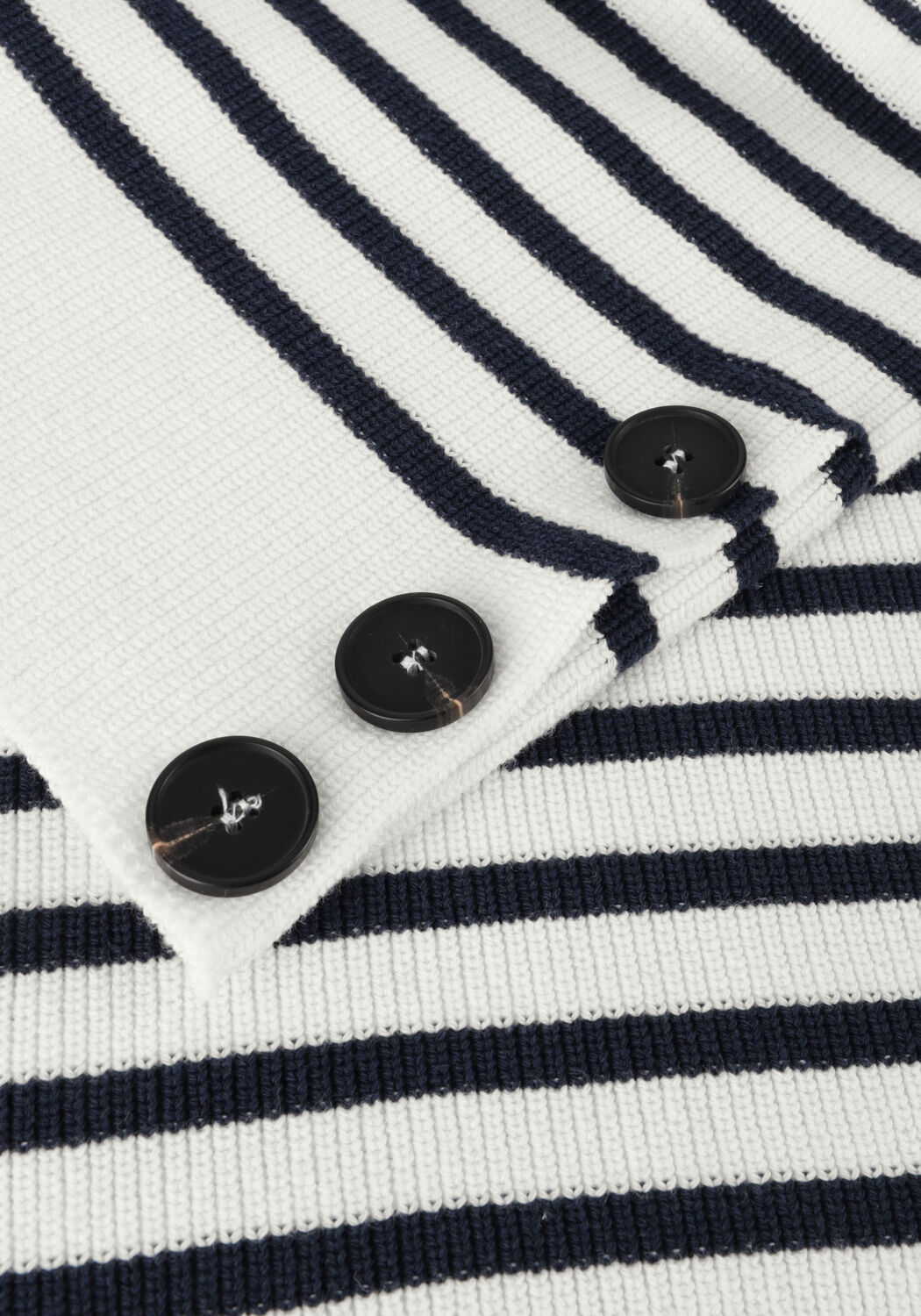 Gebroken wit SUMMUM Trui OVERSIZED SAILOR SWEATER NAUTICAL KNIT - large