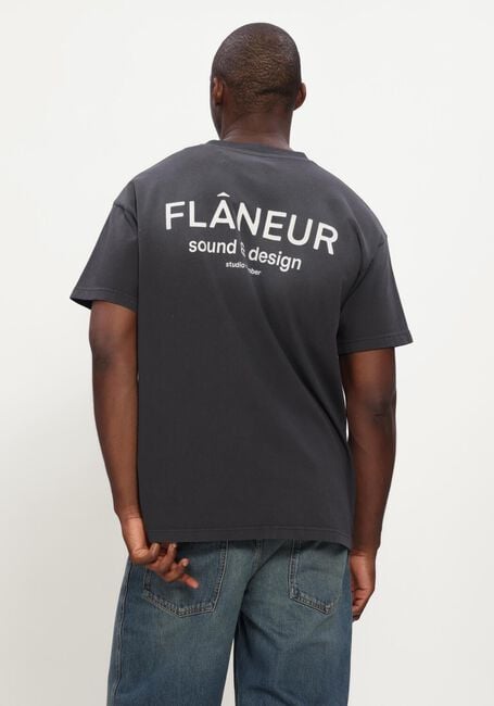 Grijze FLANEUR T-shirt SOUND + DESIGN STUDIO MEMBER T-SHIRT - large