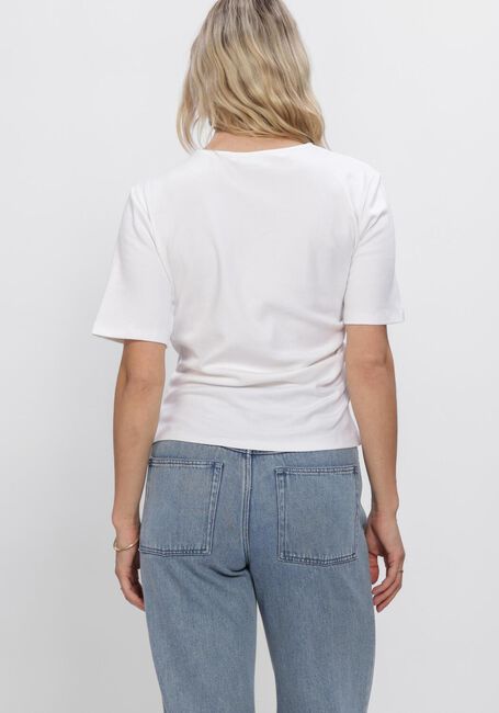 Witte SECOND FEMALE T-shirt ULINA DRAPE TEE - large