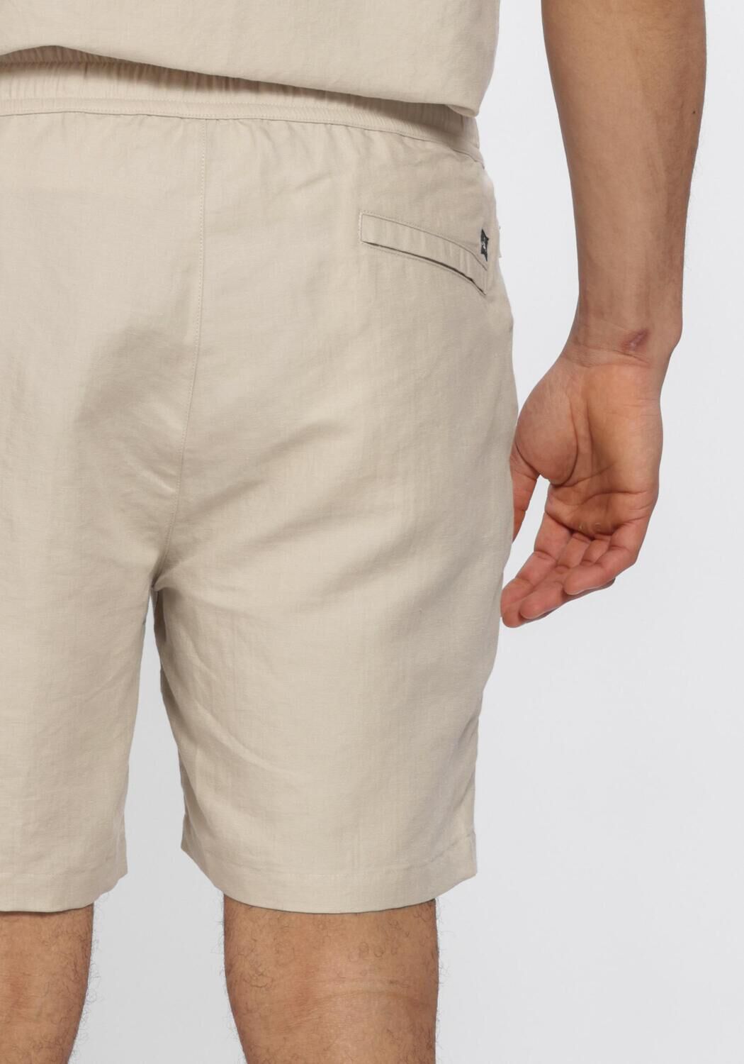 Beige WAHTS Korte broek CARL LINEN COTTON - large
