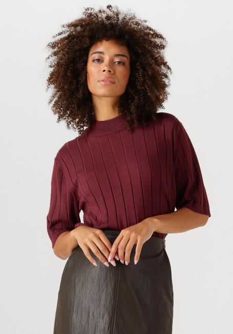 Bordeaux BRUUNS BAZAAR Trui BBGLADY KNIT - large