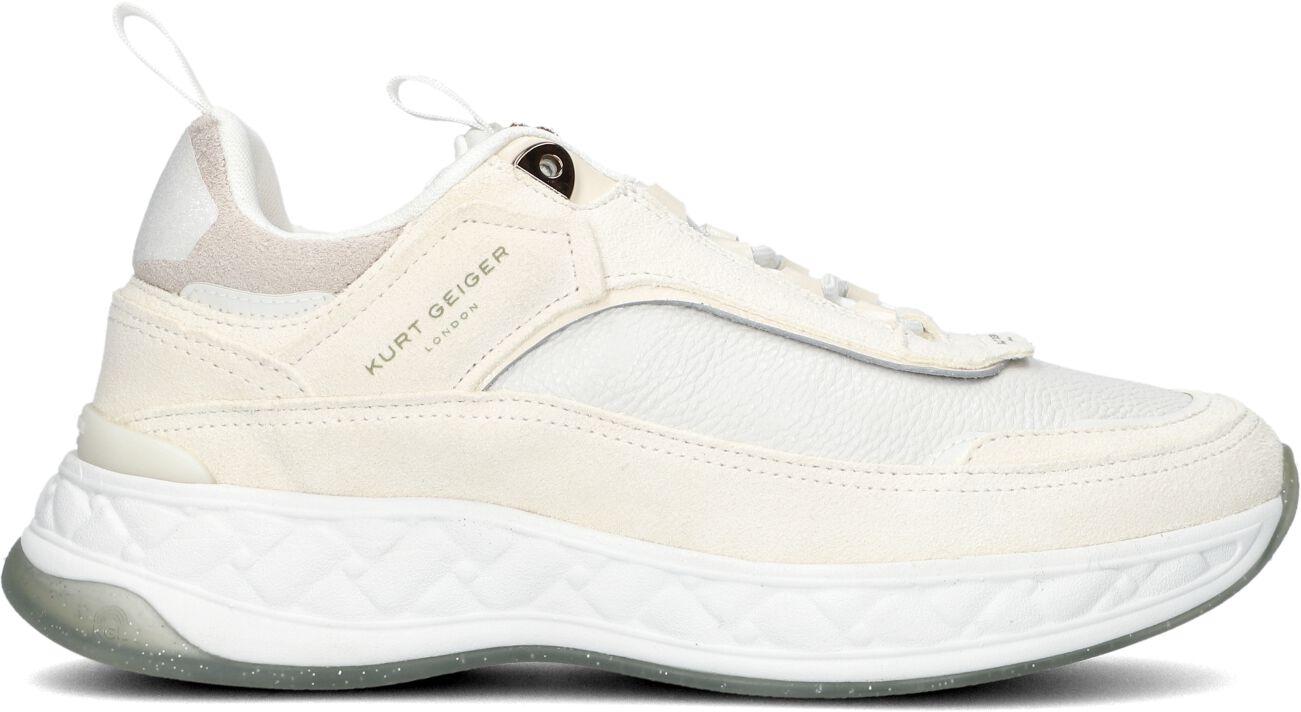 Kurt Geiger London Lage Sneakers Dames Kensington Sneaker, Maat: 39, Materiaal: Leer, Kleur: Wit