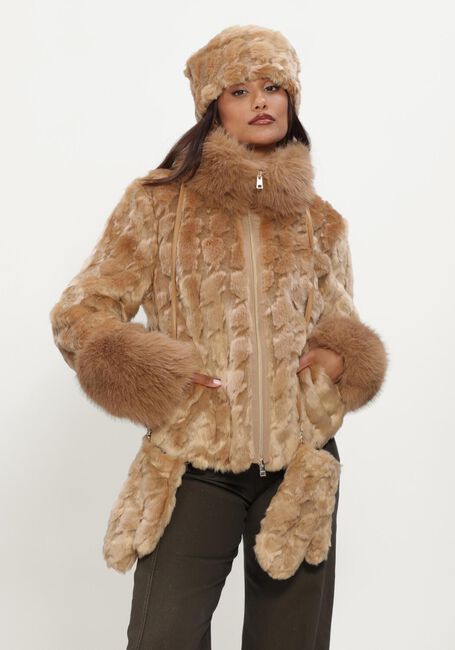 Camel MARC CAIN COLLECTION Faux fur jas OUTDOORJACK - large